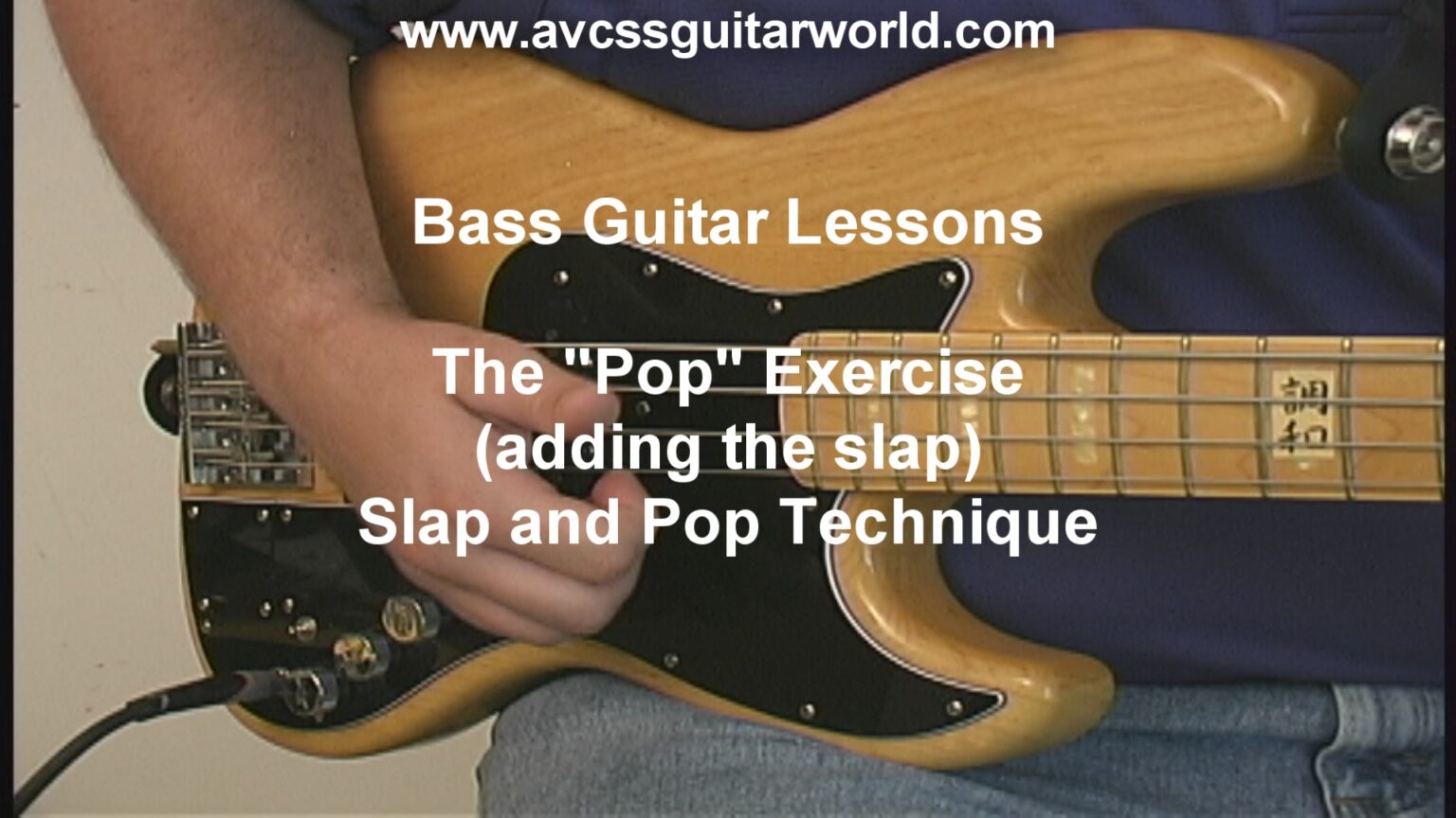 FREE SLAP AND POP BASS LESSONS - AVCSS Guitar World